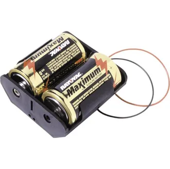 Držák baterie MPD BH2DW bateriový držák 2x Velké mono kabel (d x š x v) 71 x 71 x 31 mm