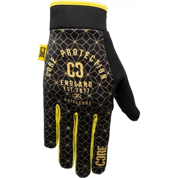 Cyklistické rukavice rukavice CORE Protection - Black/Gold XS