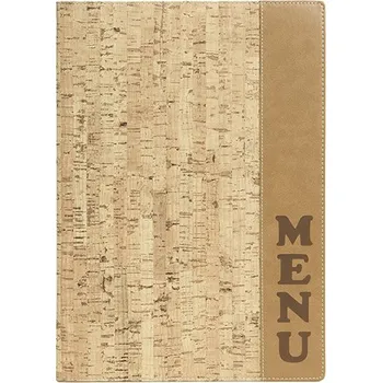Securit Jídelní lístek Design Barva: design korek, Formát: A4, Štítek: Nápis "MENU"