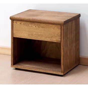 BMB Noční stolek široký - dub Moření: Olej origin, Provedení: Dub cink