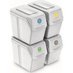 Prosperplast Sortibox 4x 20 l bílý