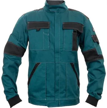 pracovní blůza Cerva MAX SUMMER Pracovní montérková bunda zeleno / černá 54 0301037818054