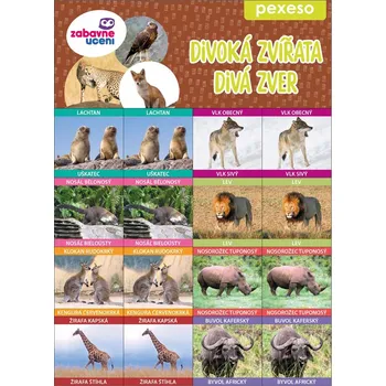 Pexeso Pexeso - Divoká zvířata