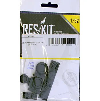 Plastikový model Reskit 1/32 MiG-21 (F/F13/U/US) wheels (TRUMP)