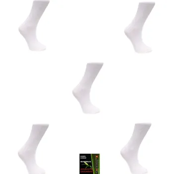 Dámské ponožky Aura.via Dámské zdravotní ponožky s bambusovým vláknem ZT03 Barva: Bílá, Velikost: 35-38