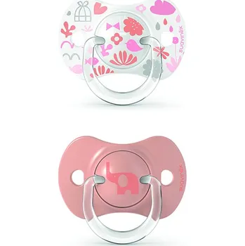 dudlíky SUAVINEX Dudlík sx Pro Fyziologický Memories 6/18m 2ks růžový