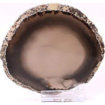 Přírodní kámen Magieprirody.cz Achátový plát - velikost 10 cm + stojánek #597 - Top kvalita