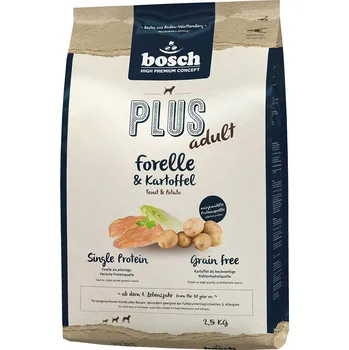 Krmivo pro psa Bosch PLUS pstruh a brambory 2,5 kg