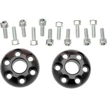 Rám pro motocykl ČERNÉ PRO PROTEKTORY NA OSY KOL GATLING (SADA), RUTAN ČR