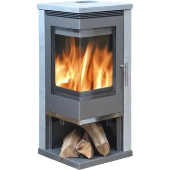 Krbová kamna ABX Admiral - šedý plech - mastek včetně horní desky