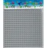 Díl pro stavebnice Teddies Podložka pro stavebnice kompatibilní šedá 16 x 16 cm