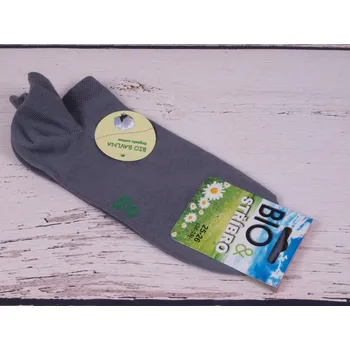 Pánské ponožky Ponožky Props bio nízké kotníkové antibakteriální se stříbrem ŠEDÉ velikosti ponožek: 31-32 ( EUR vel. 47-48)