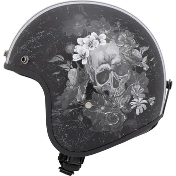 Helma na motorku Otevřená helma MTR + kšilt, Velikost: XXL 63-64cm