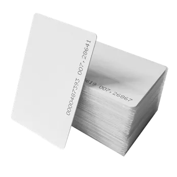 Datový terminál Identifikační čip – platební karta, RFID, 125 kHz, bílá, EM4100, TK4100