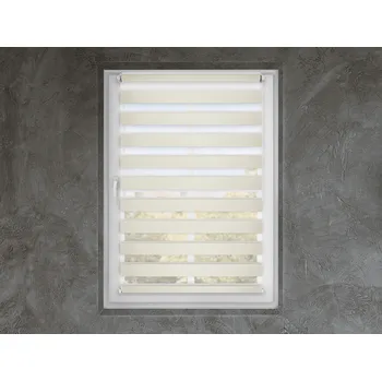 Roleta FEXI Zatemňovací Roleta Den a noc, Nature mušle, A 062 v POLO kazetě, 150x30 cm