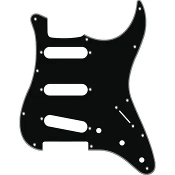 FENDER pickguard Strat 62 B/W/B Black