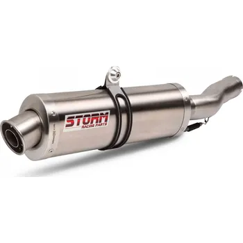 Výfuk pro motocykl Výfuk kompletní 1x1 STORM OVAL Nerez