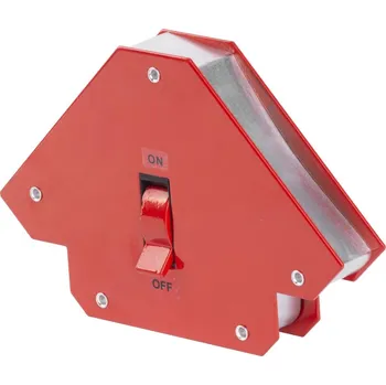 Zvedací magnet STREND PRO 222909 Magnet úhlový svařovací s vypínáním, 45°, 90°, 135°, 130x130mm, max. 25kg QJ6008