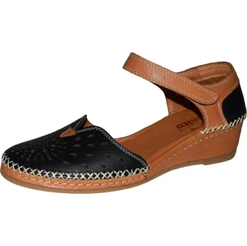 Dámské lodičky Manitu dámské sandály 911008 1 Barva: černá, Velikost: 41