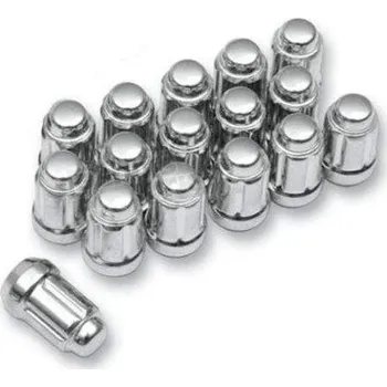 Matice 12mmX1.50 FLAT CHROME LUG NUT BOX OF 16