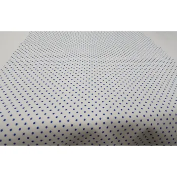 Flanel modrý puntík artikl 8364