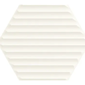 Obklad Woodskin bianco heksagon struktura B - obkládačka 19,8x17,1 bílá 157743