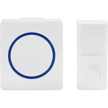 Domovní zvonek Baseline 70708 bezdrátový gong kompletní sada bezbateriový, piezo, se jmenovkou