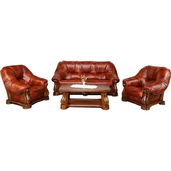 Sedací souprava Nábytek Chodura Brazil hnědá