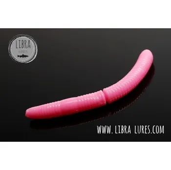Umělá nástraha Libra Lures FATTY D'WORM Bubble Gum