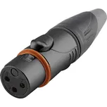 HICON HI-X3CF-HD-B - kabelový XLR 3-pin samice IP67
