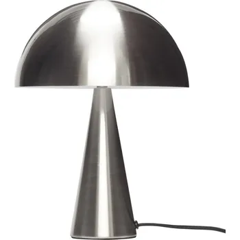 Lampička Stříbrná kovová stolní lampa Hübsch Mush 33 cm