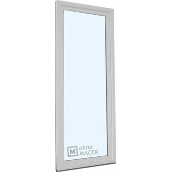 Vchodové dveře Plastové balkonové dveře - KNIPPING 70 AD, 800x2400 mm, OS, bílá Otevírání: levé, Provedení: jednostranná klika + madýlko + PVC rám + příslušenství a montážní materiál zdarma