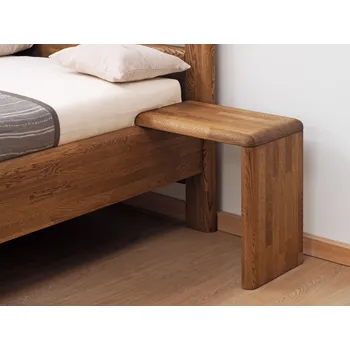 Noční stolek BMB Adriana noční stolek do L - buk Moření: mahagon, Provedení: Jádrový buk