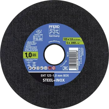 PFERD TOOLS EHT 125-1,0 START STEELOX 69120939 sada řezných kotoučů 125 mm 25 ks nerezová ocel, ocel