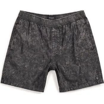 Pánské kraťasy BRIXTON kraťasy - Steady Elastic Wb Short Black Acid Wash (BLKAW) velikost: M