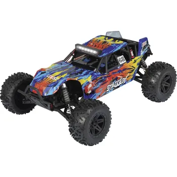 RC model auta Reely Stagger komutátorový 1:10 RC model auta elektrický Buggy 4WD (4x4) 100procent RtR 2,4 GHz vč. akumulátorů, nabíječky a baterie ovladače