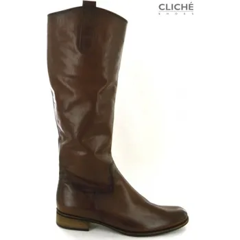 Dámské kozačky Hnědé kozačky Gabor 91.648.32, lýtko S (úzké lýtko) 42,5