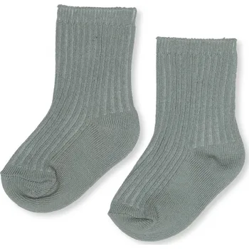 Konges Slojd Konges Sløjd Hisao ponožky vroubkované French Blue Velikost: 19-21