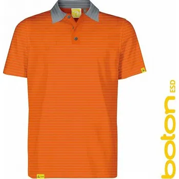 ESD Pracovní polokošile CHAMEO BOTON ESD, oranžová CHP-008-ESD