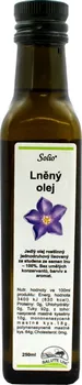 Rostlinný olej Solio Lněný olej panenský 250 ml