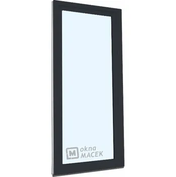 Vchodové dveře Plastové balkonové dveře - KNIPPING 70 AD, 800x2100 mm, OS, antracit Otevírání: pravé, Barva, imitace: antracit/bílá (jednostranně), Provedení: jednostranná klika + madýlko + PVC rám + příslušenství a montážní materiál zdarma