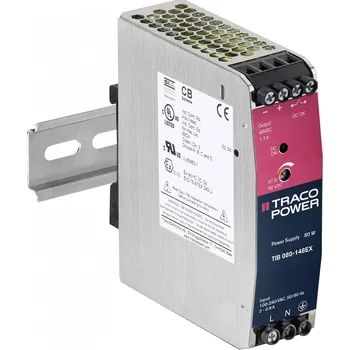 spínaný zdroj TracoPower TIB 080-112EX síťový zdroj na DIN lištu plus 12.0 V/DC 6700 mA 80 W Počet výstupů:1 x Obsah 1 ks