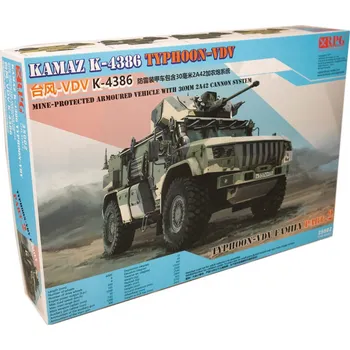 Plastikový model RPG models 1/35 KAMAZ K-4386 Typhoon-VDV with 30 mm 2A42 cannon system