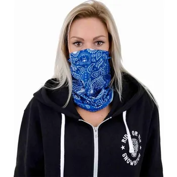 Šátek SNOWBITCH nákrčník - Mountain Bandana Blue Blue (BLUE-SNOWB) velikost: OS