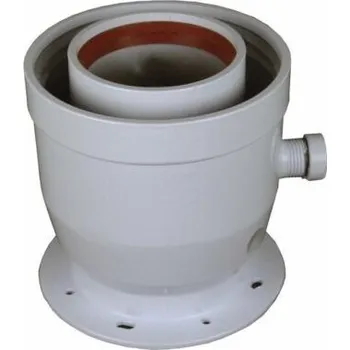 Kotel Příruba redukční z 60/100 mm na 80/125 mm, odvod kondenzátu, pro kotle "turbo" 26006