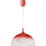Lamkur LM 1.1/28 KITCHEN C 28095 - Červený lustr do kuchyně (Závěsné červené svítidlo do kuchyně)