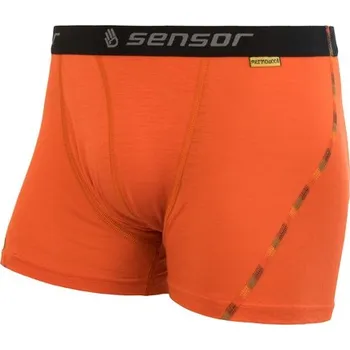 SENSOR MERINO AIR pánské trenky tm.oranžová Velikost: S