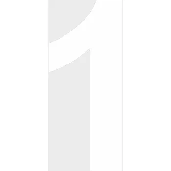 Barva ve spreji ŠABLONY plast čísla - 1 plast 0,5 mm výška znaku 500 mm