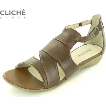 Dámské sandále Sandále hnědé Fabia 03 42