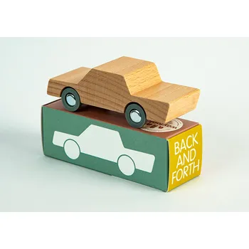 Dřevěná hračka Waytoplay Dřevěné auto přírodní